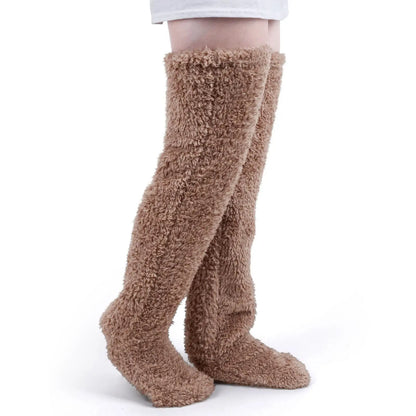 Fuzzy Leg Socks