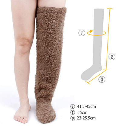 Fuzzy Leg Socks