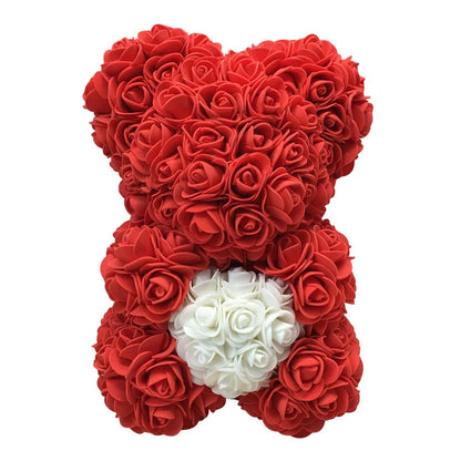 Valetines day Themed Artificial Rose bear