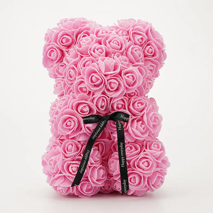 Valetines day Themed Artificial Rose bear